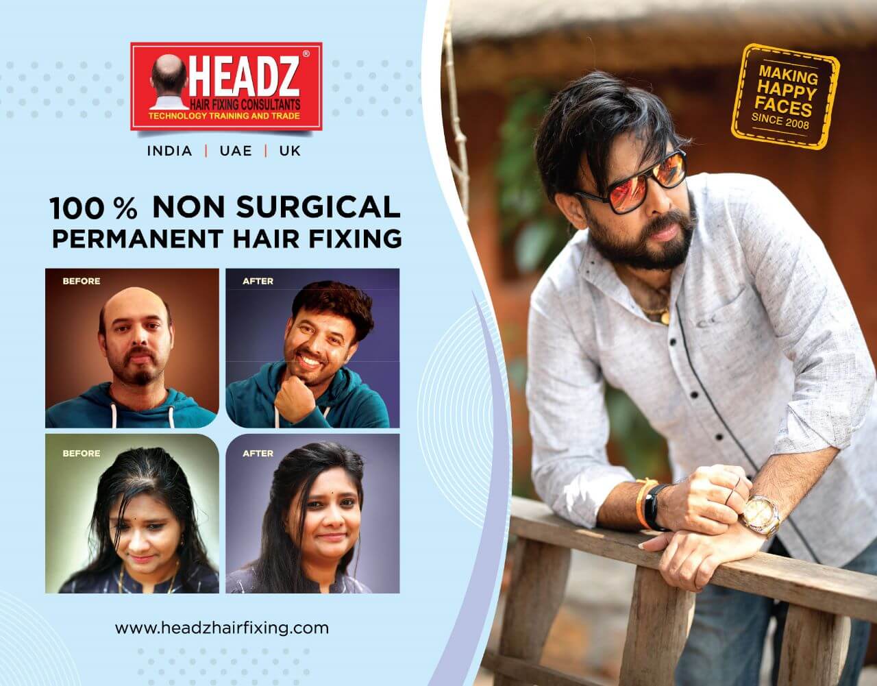 AL IBDA Hair Fixing Center (Headz Hair Fixing Sharjah) - زراعة الشعر في الشارقة