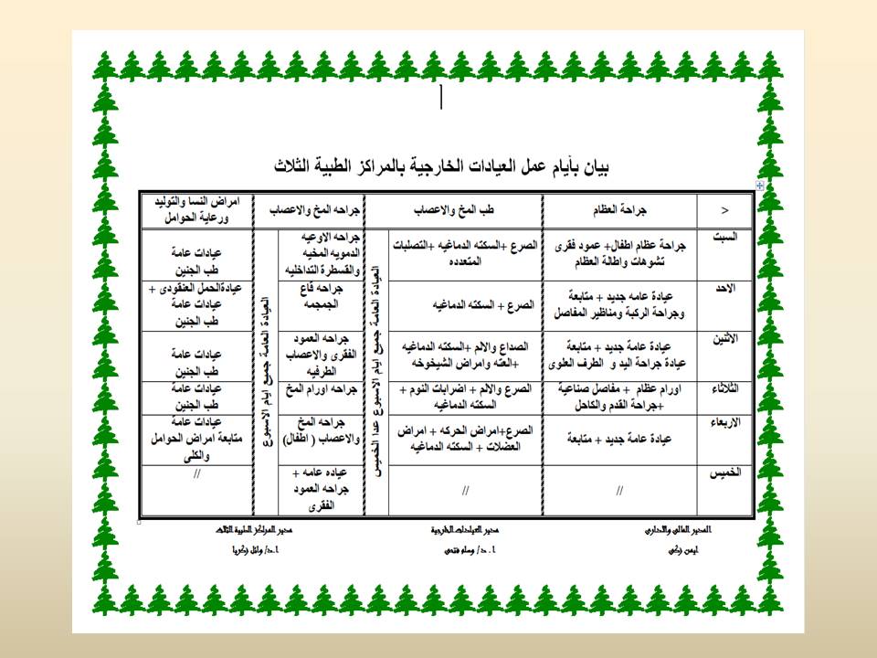 العيادات الخارجية - عيادات في المنصورة
