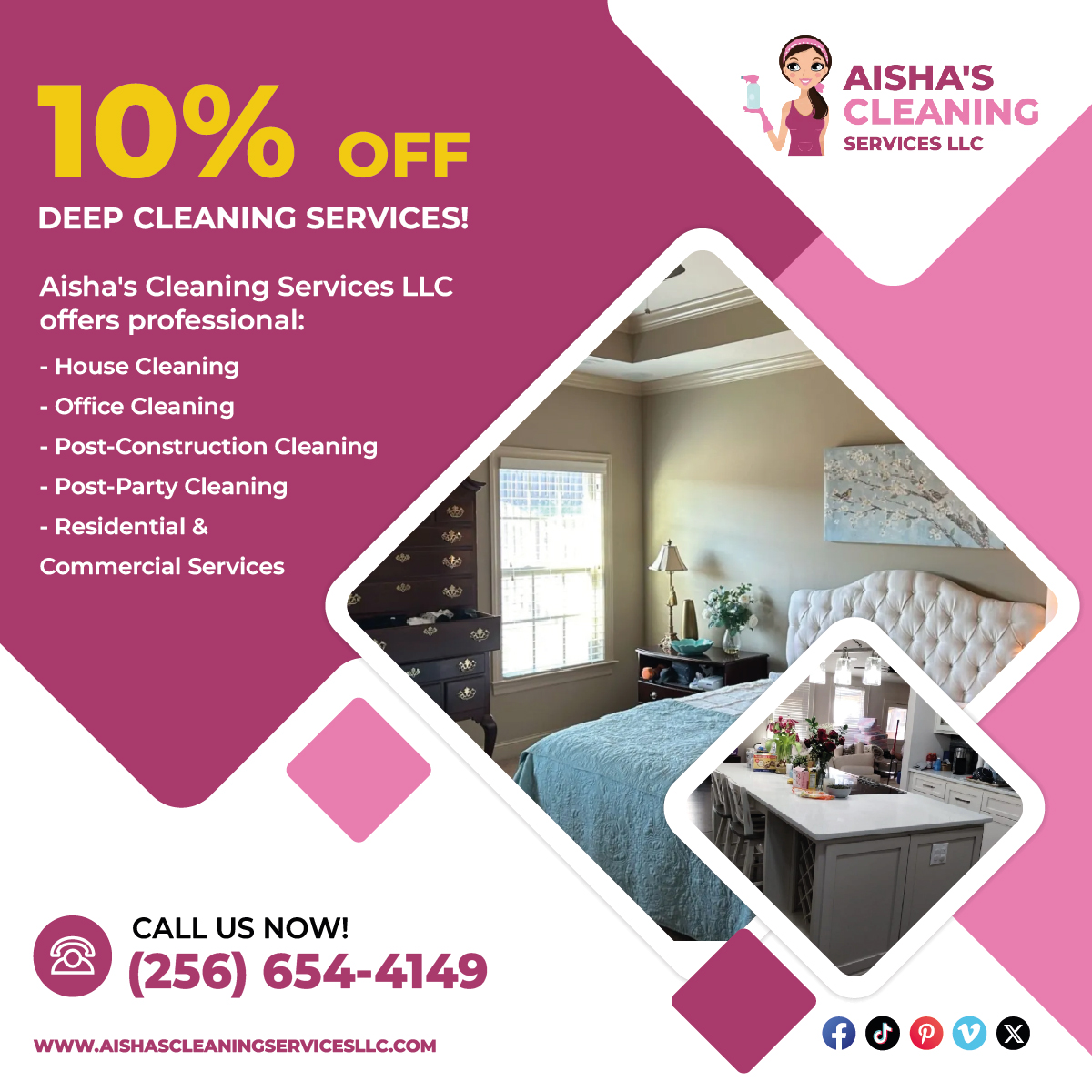 Aysha house cleaning services kuwait - شركات تنظيف في حولي