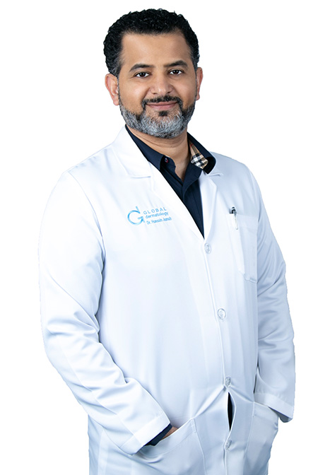 Global dermatology Dr Husain Juma centre مركز د. حسين جمعة - زراعة الشعر في محافظة العاصمة