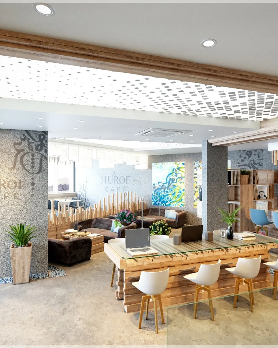 HUROF CAFE SPECIALITY COFFEE حُروف كافيه قهوة مختصة - كافيهات في ظفار