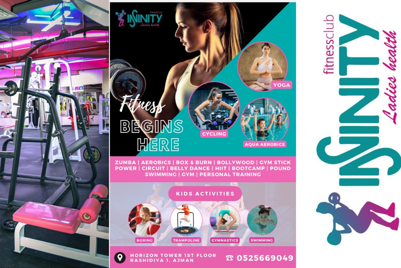 Infinity Ladies Health Fitness - صالات رياضية في عجمان