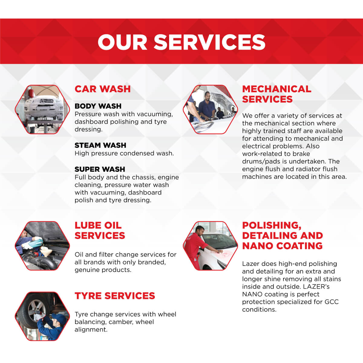 ليزر لخدمة وغسيل السيارات - ديار المحرق - خدمات سيارات في محافظة المحرق