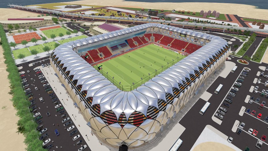 ملعب كرة قدم - القصور - مستشفيات في مبارك الكبير