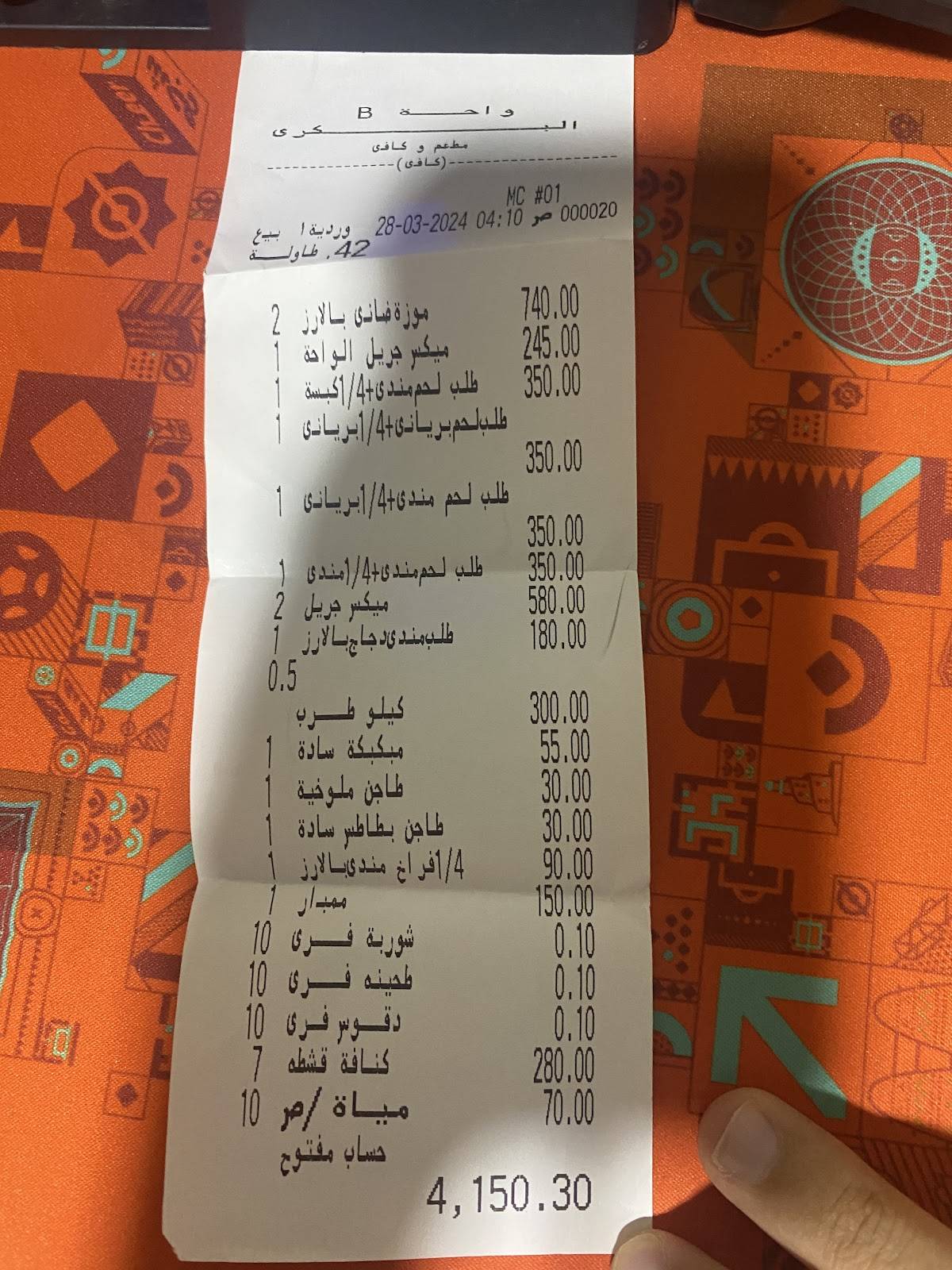 مطعم مشويات واحة البكري - مطاعم في بني سويف