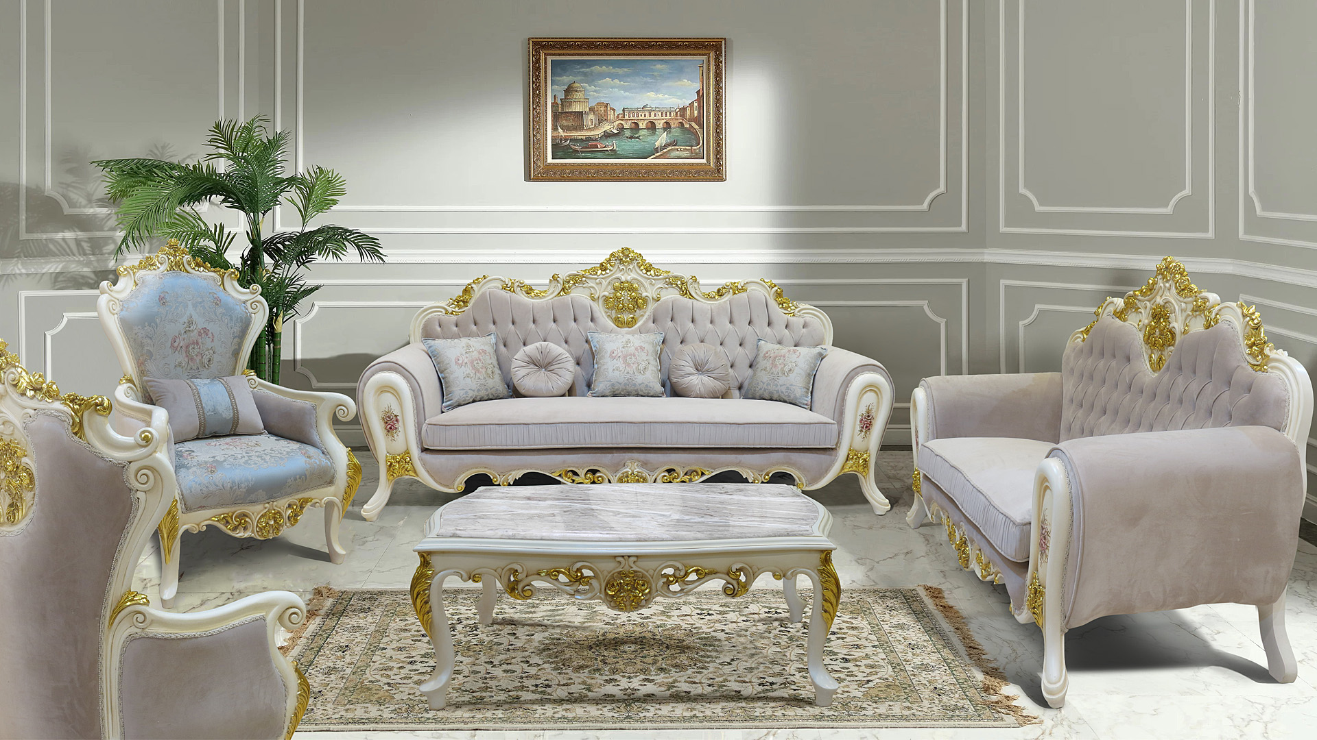 صالونات فرحات صالون أنتريه - صالونات نسائية في دمياط